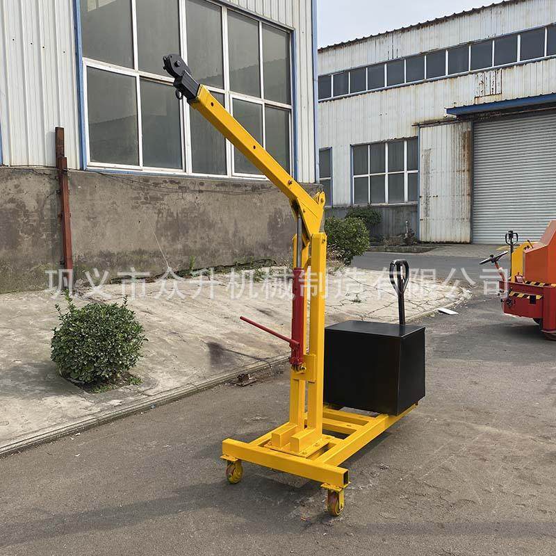 注塑车间使用简易吊车 小型液压升降吊0.5吨小吊机 车间移动吊车,搬运/仓储/物流设备,起重机/吊车/吊机,淘宝优惠券,粉丝福利购,淘宝优惠卷