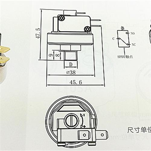 LF25蒸汽清洗机咖啡机压力开关水压气压开关压力温控开关控制器 标准件/零部件/工业耗材 其他气动元件 原图主图