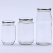 带盖装 密封罐子酸菜豆瓣酱油泼辣子无骨鸡爪容器空玻璃瓶子 咸菜