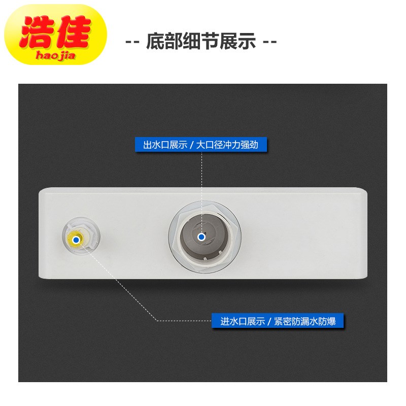 蹲便器水箱厕所节能双按静音冲水箱家用节能卫生间蹲坑马桶水箱