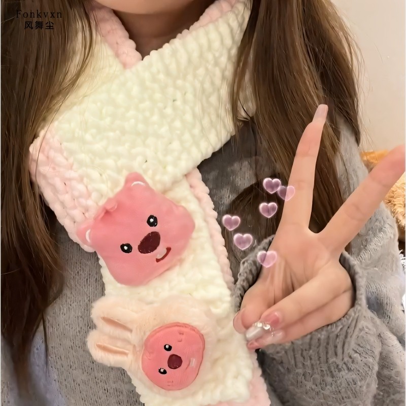 loopy小海狸露比围巾专用毛线diy材料包手工编织送男女朋友冰条线,服饰配件/皮带/帽子/围巾,毛线,淘宝优惠券,粉丝福利购,淘宝优惠卷