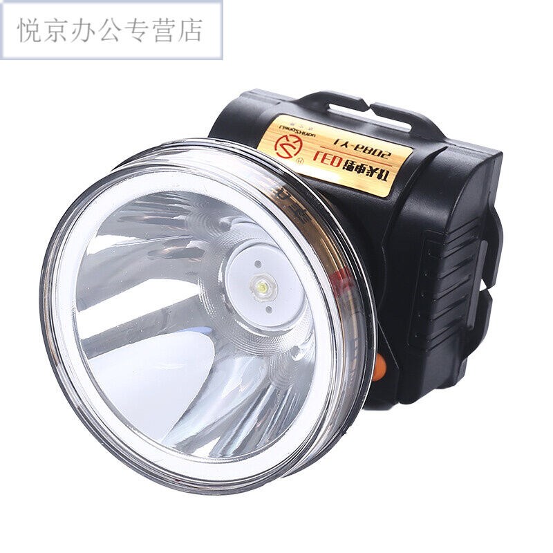 6805锂电头灯户外强光高亮双电池充电式防水型led头戴矿灯亮之友6图片