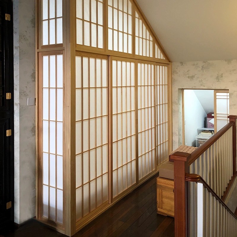 日式推拉门格子门移门榻榻米定制隔断和室门樟子实木玻璃门料理店