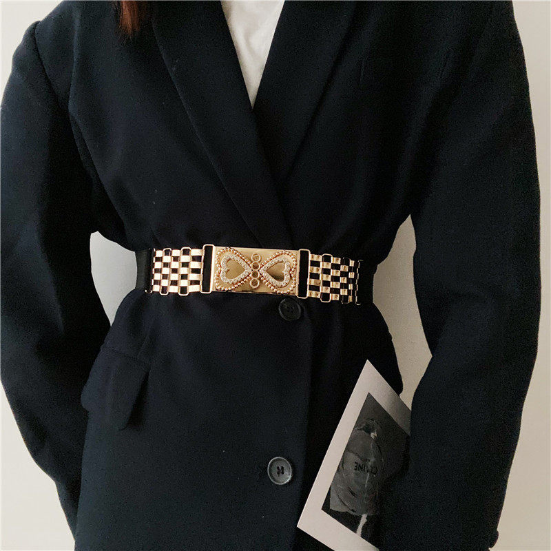 装饰宽腰带女士配裙子大衣毛衣束腰黑色腰封松紧外搭配饰百搭皮带,服饰配件/皮带/帽子/围巾,腰带/皮带/腰链,淘宝优惠券,粉丝福利购,淘宝优惠卷