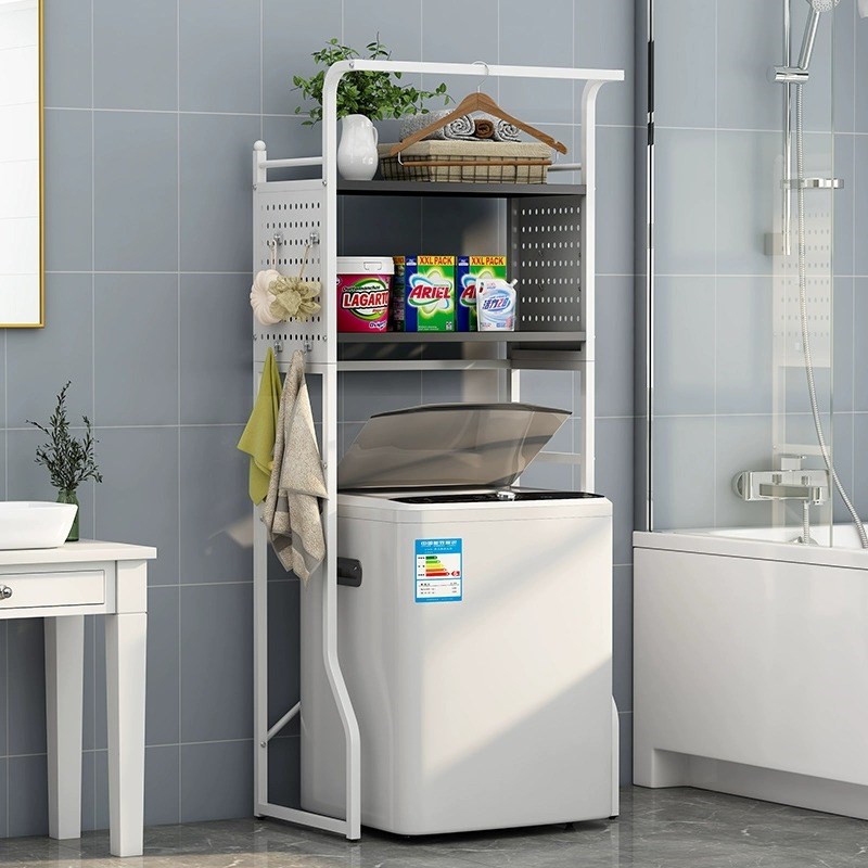 洗衣机置物架阳台防晒滚筒洗衣机不锈钢架子厨房置物架浴室置物架