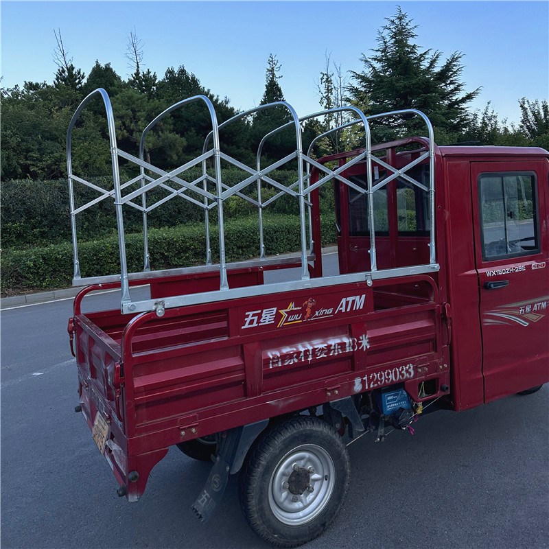 电动三轮车车棚小货车推拉雨篷伸缩式遮阳雨棚带滑V轮微卡防雨布