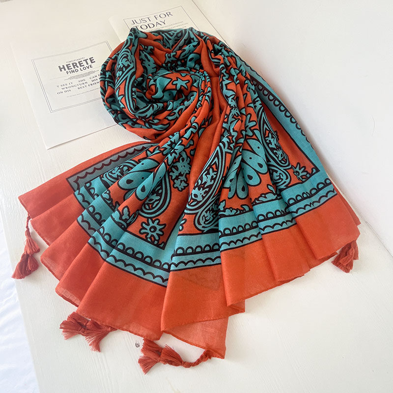 度假旅行披肩复古名族风云南丽江西藏旅游拍照丝巾棉麻手感围巾女,服饰配件/皮带/帽子/围巾,围巾/丝巾/披肩,淘宝优惠券,粉丝福利购,淘宝优惠卷