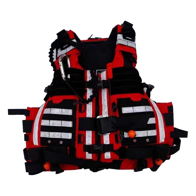 水域激流救生衣 救援大浮力救援马甲 救援浮力背心马甲重型救生衣