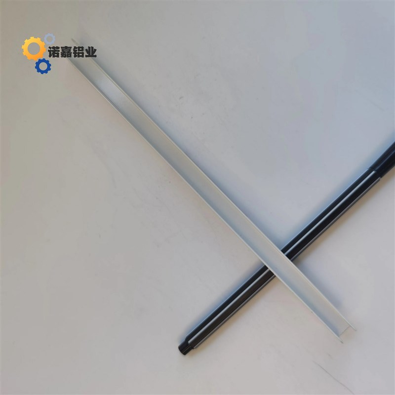 1010u18u白色型铝槽型材A内宽槽铝导轨卡槽玻璃固定形轨道凹