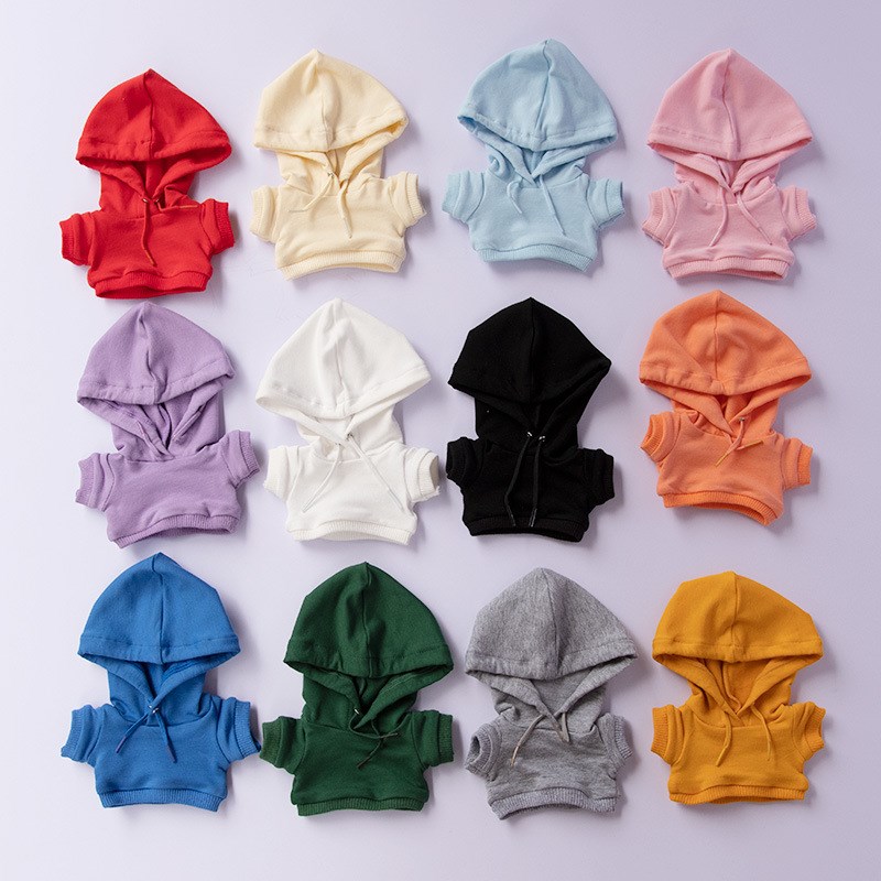 娃衣10cm15cm20cm棉花娃娃B连帽卫衣百搭20厘米玩偶公仔衣服现货