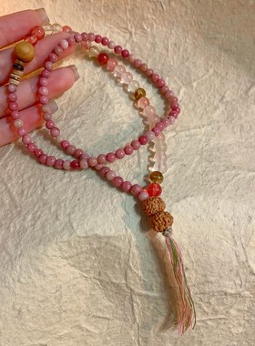 多层树脂串珠手链女生夏天轻奢小众精致手串2024年V新款叠戴手饰