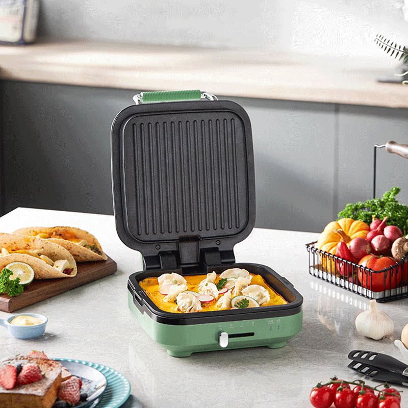 摩飞电饼铛家用小型双面加热煎烤饼早餐机全自动多功能加深烙饼锅