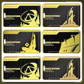 三角洲行动房卡卡套总裁会客厅东楼经理室学生饭卡门禁卡带挂绳