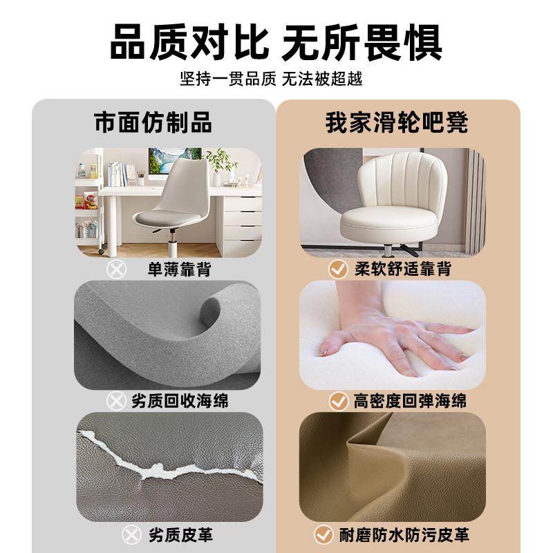 家居万向轮凳子升降旋转靠背椅子家用化妆办公椅学生宿舍电脑,商业/办公家具,办公电脑椅/职员椅,淘宝优惠券,粉丝福利购,淘宝优惠卷