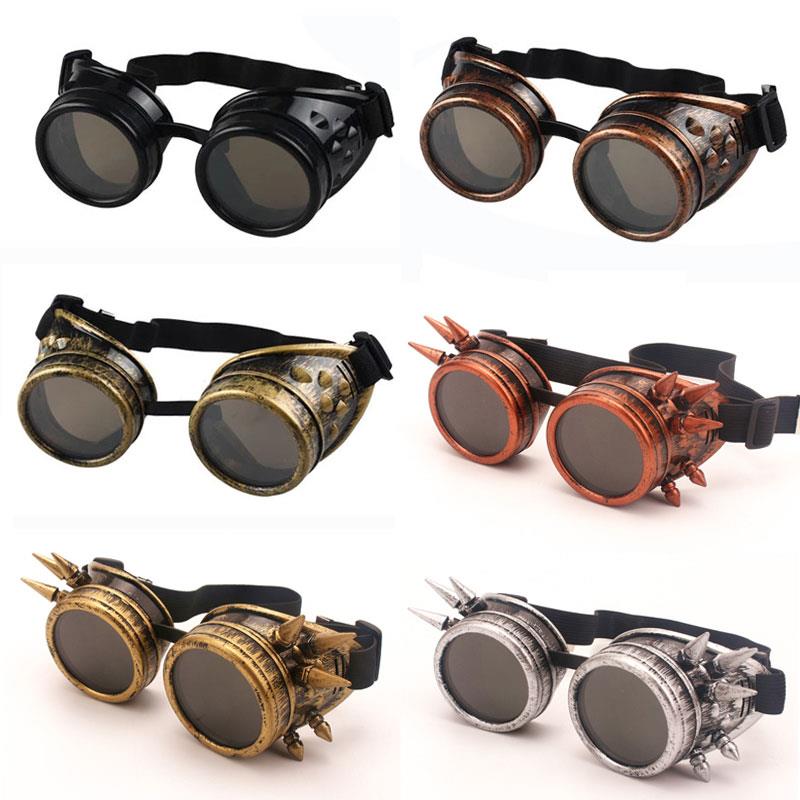 Steampunk Motorcycle glasses retro riding goggles sunglasses