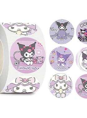 sanrio sticker roll kuromi melody cinnamonroll stickers贴纸