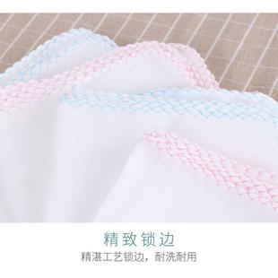 包邮 西松屋纯棉纱布手帕婴儿小方巾新生儿全棉无荧光口水喂奶