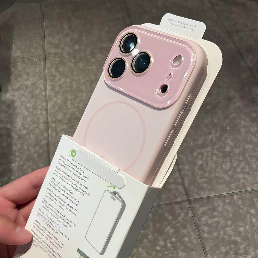 适用苹果17ProMax手机壳液态硅胶iPhone16磁吸15全包镜头14防摔13