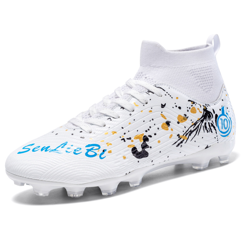 日本品质新款足球鞋男女款长钉碎钉SOCCER SHOES青少年防滑训练鞋