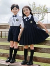 班服英伦学院风毕业照服装 小学生夏季 儿童校服套装 幼儿园园服夏季