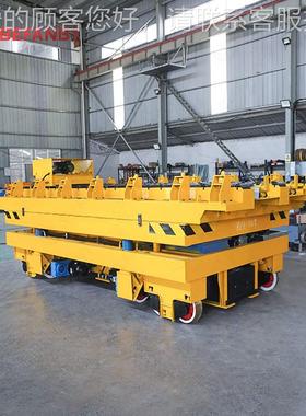 两组车轮字换轨电动平车退火XTI炉配套多层十台转运轮输送面轨道
