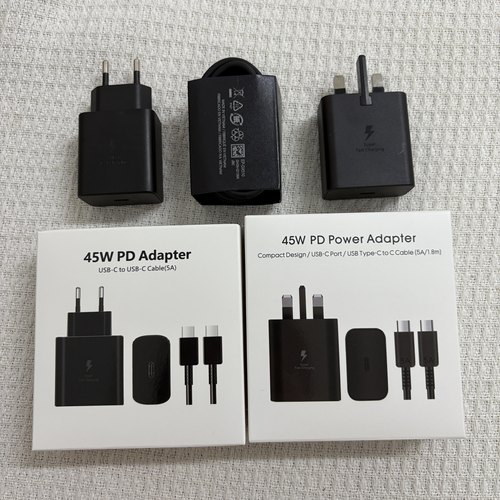 UK EP-t4511 Charger 45W PD Super Fast Charge EU/US CERTIFIED Adapter For Flip 7 6 5 4 S25 S24 s23 FE