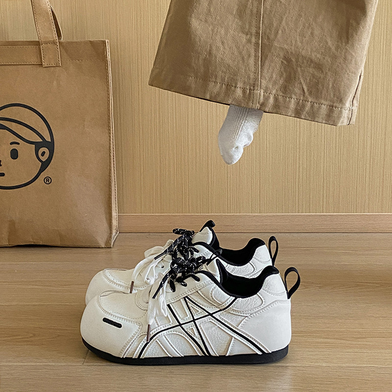 内增高厚底德训鞋女白色交叉绑带休闲运动鞋增高百搭小白鞋,女鞋,德训鞋,淘宝优惠券,粉丝福利购,淘宝优惠卷