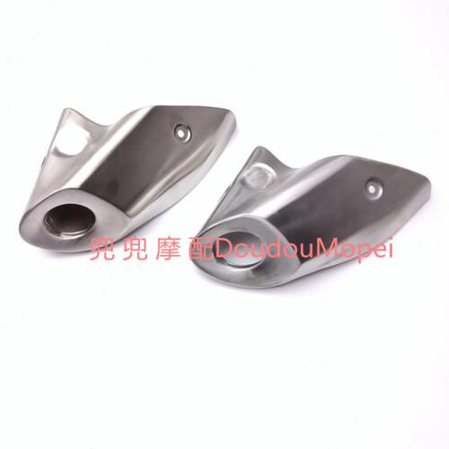 不锈钢排气管0350防护装饰罩350J板罩排气管-F赛40赛护消声器Q