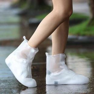 套防滑耐磨底 雨鞋 套中筒男女徒步时尚 防雨鞋 套加厚儿童雨天防水鞋