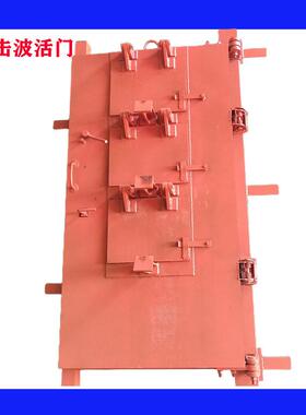 MFHS1.8*2.0M防火栅栏门 矿井下气动无压风门 加厚平板防水密闭门