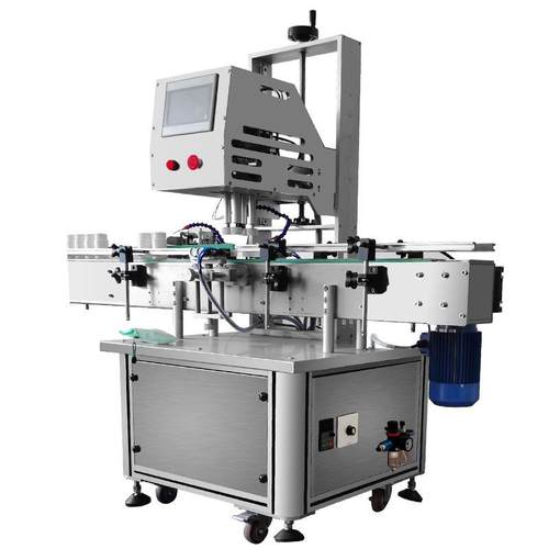 上海 全自动四轮旋盖机 果汁饮料矿泉水瓶拧盖机 化妆品喷雾直上