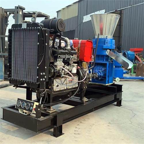 兔子饲料颗粒机 鸡鸭混合饲料生产线 玉米秸秆粉碎造粒机