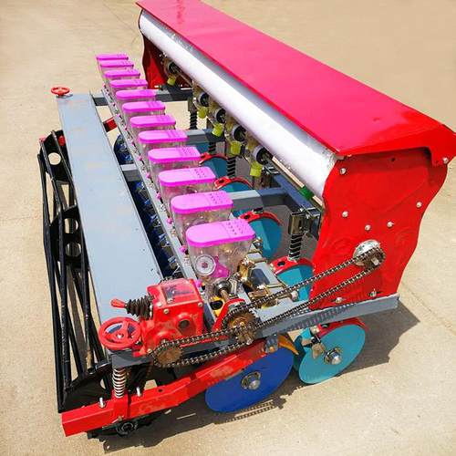 秋葵播种机农用娃娃菜点播机新型高粱种植机谷子精播机免人工间苗