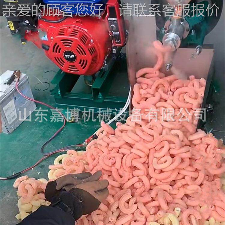 十种花型 夜市摆摊用四五杂粮玉米膨化机 汽油弯谷管IRC空芯棍棒