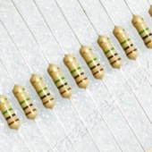 外销1 2W四色环碳膜电阻 0.5W10R100R330R470R1K4.7K6K8R1M3.3M欧