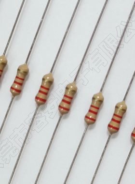 外销高品质1/4W四色环碳膜电阻10k欧100R220R 0.25瓦2.2K33K47K1M