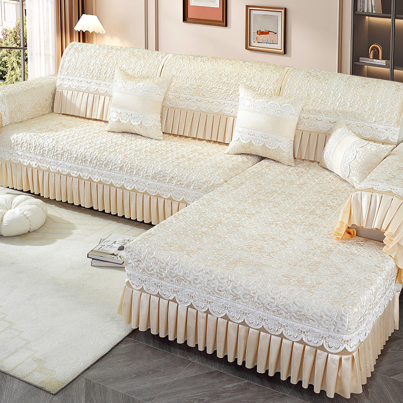 欧式沙发垫子四h季防滑通用三座坐垫盖布沙发全包万能套罩2024新