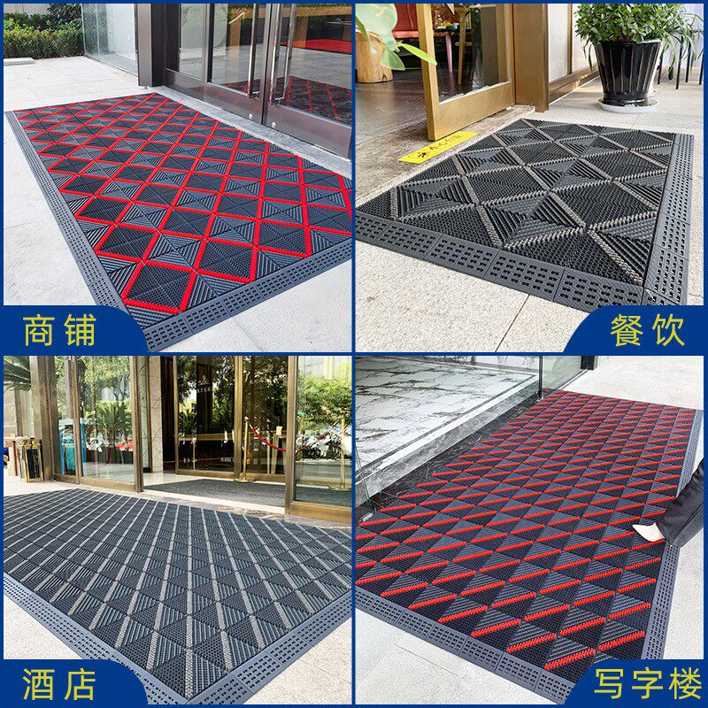 室外地垫防滑防冻入户门防晒脚垫户外酒店进门迎宾垫防水商用地毯