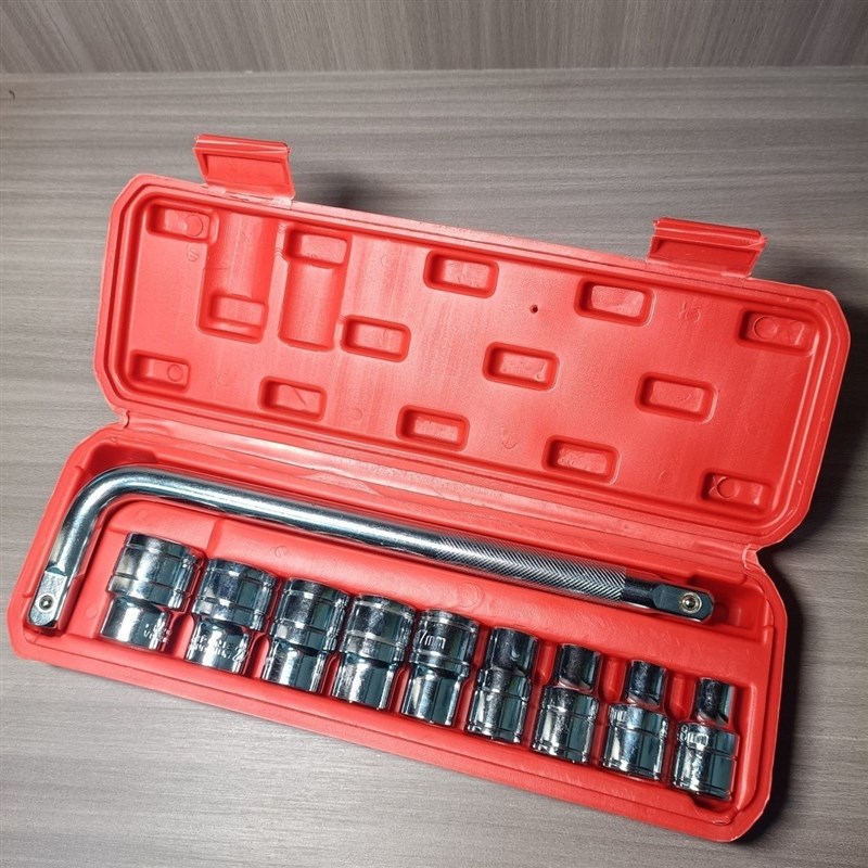 家用车用套筒维修工具箱轮胎工具套筒10件套大飞接头Y扳手套头套