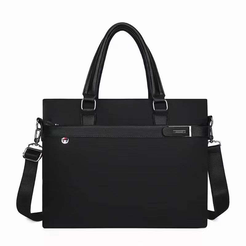 5001商务公文包男款单肩斜挎大容量电脑文件袋休闲帆布背包