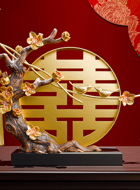 新婚礼物送新娘新人闺蜜订v婚结婚礼品轻奢高端新中式伴手礼摆件