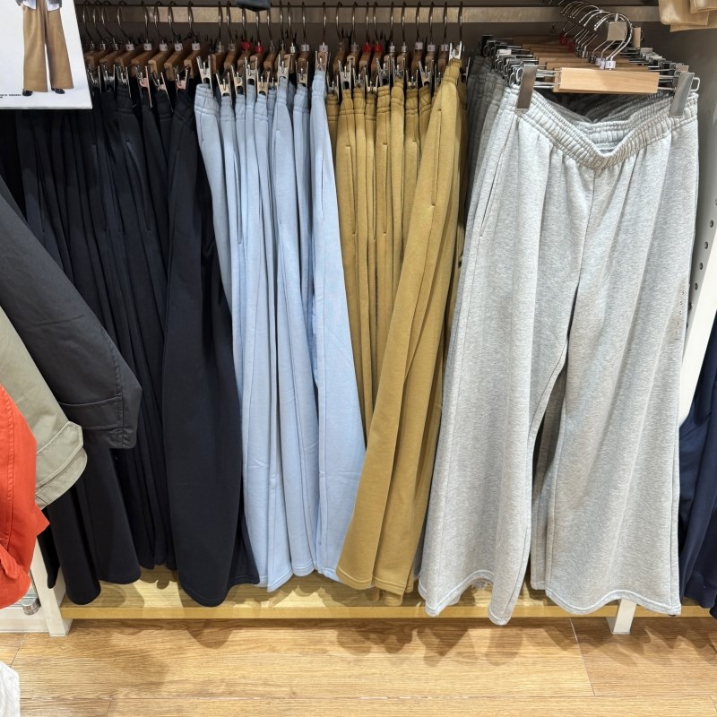 优选女装运动宽腿裤/阔腿裤宽松卫裤新品百搭休闲直筒裤子R476108
