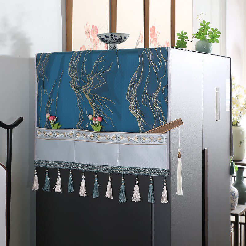 冰箱防尘盖布单双开门可收纳家用A轻奢高端2025新款罩洗衣机盖巾