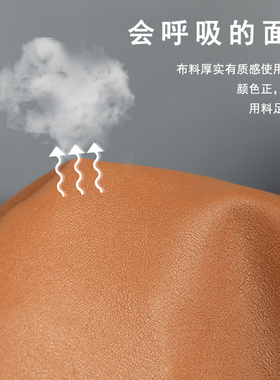 科技布抱枕客厅沙发飘窗阳台绿色抱枕套方形高端皮沙发靠枕橙色
