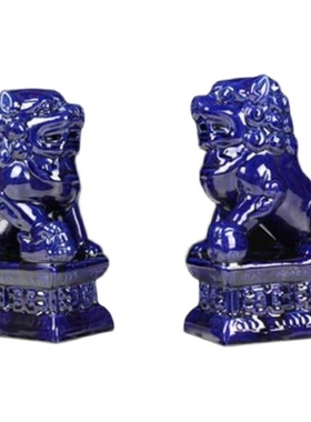 陶瓷大狮子摆件大门口狮子摆件楼顶狮子陶瓷狮子开口狮子摆件落地