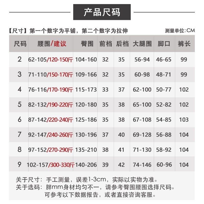300-400斤大码加绒加厚冬季保暖裤胖妈妈中年高腰直筒裤肥女裤子