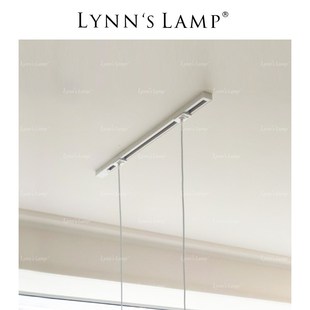 Lynns立意 明装吊灯轨道移位转换器改线轨道卡扣式底座改位神器