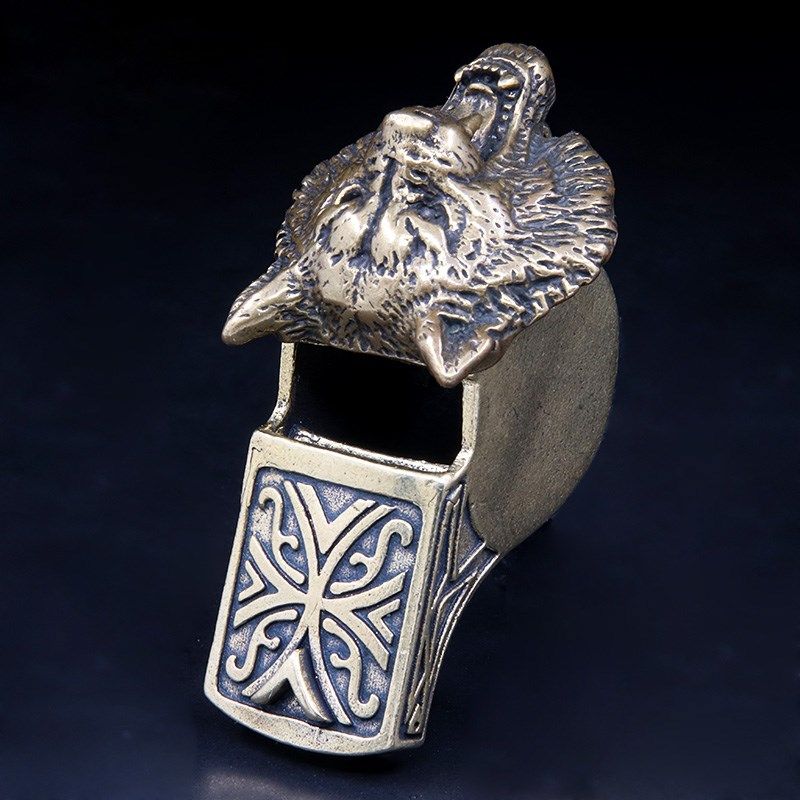 黄铜哨子篮球足球比赛口哨diy狼头高音求生哨个性复古男创意礼品,节庆用品/礼品,哨子,淘宝优惠券,粉丝福利购,淘宝优惠卷