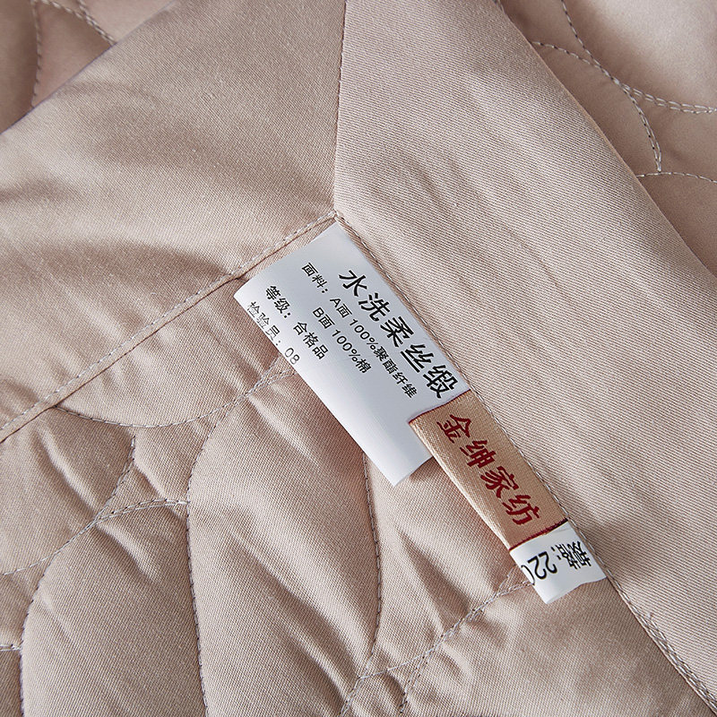 金绅欧式床盖三件套绗缝空调被软装轻奢全棉床罩盖被美式床品