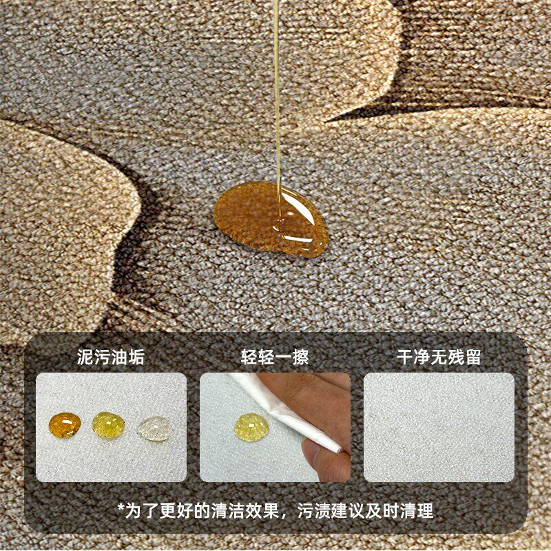 轻奢家用满铺厨房地垫防滑防油可擦免洗垫子2025新款大尺寸可剪裁